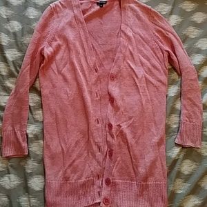Pink cardigan